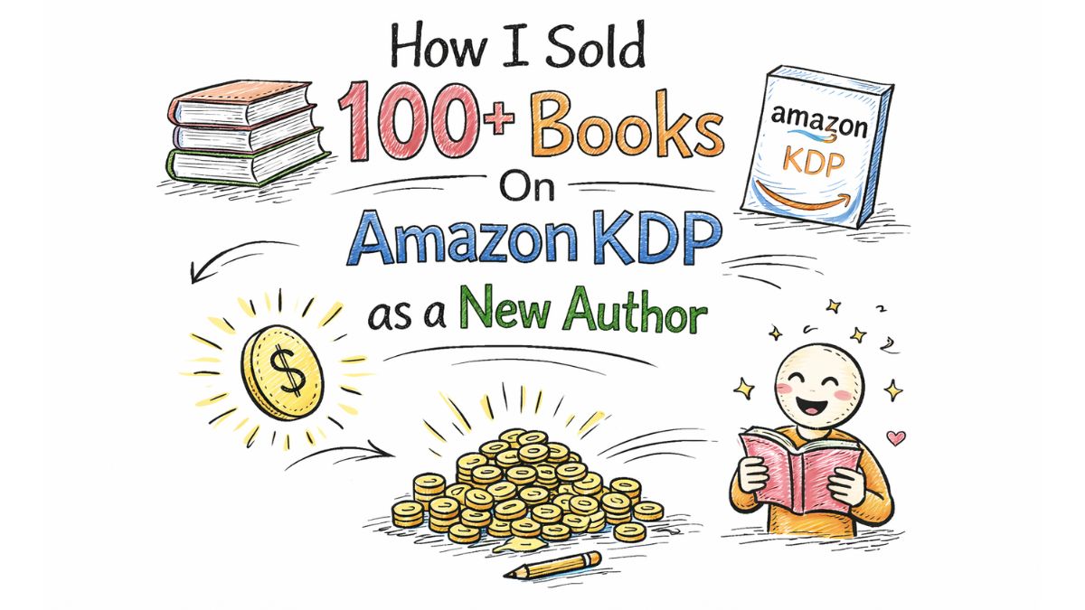 How I Sold 100+ Books On Amazon KDP as a New Author