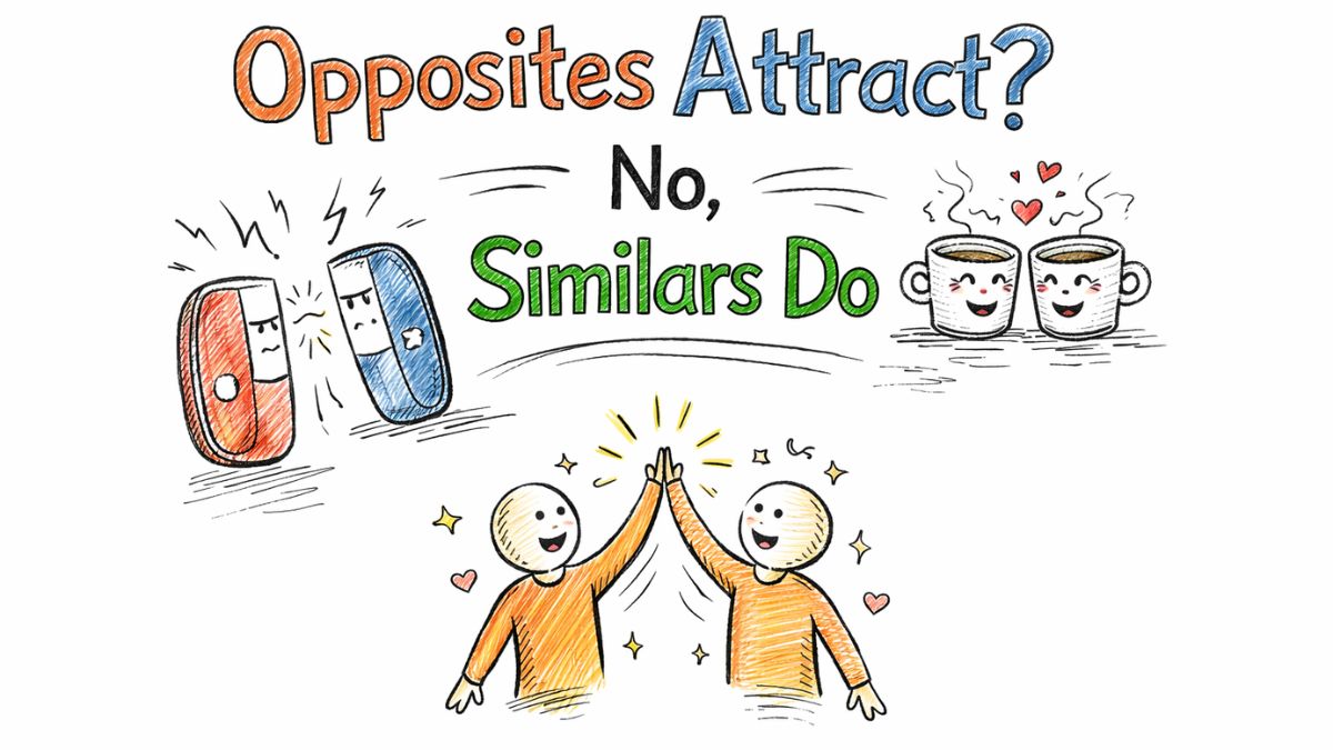 Opposites Attract? No, Similars Do